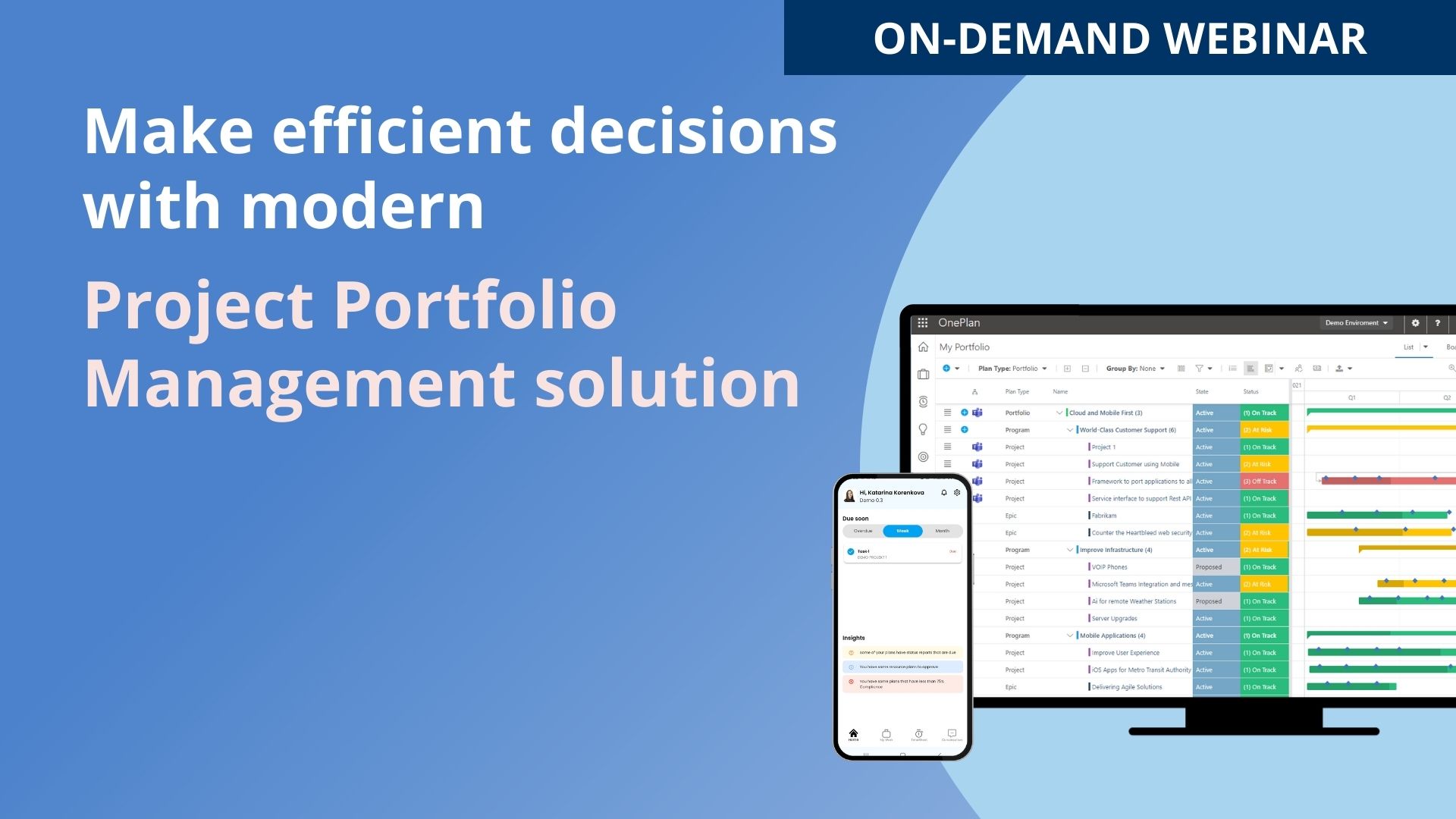 Modern Project Portfolio Management Solution